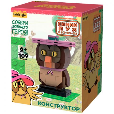 Конструктор Brick Labs: Винни-Пух и все-все-все. Сова