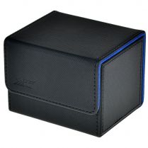 Коробочка для карт Сommander-Box (чёрный/голубой, 100 карт)