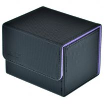 Коробочка для карт Сommander-Box (чёрный/фиолетовый, 100 карт)