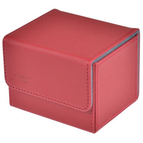 Коробочка для карт Сommander-Box (красный/серый, 100 карт)