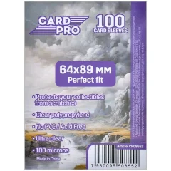 Протекторы Card-Pro Perfect Fit прозрачные (100 шт., 64x89 мм)