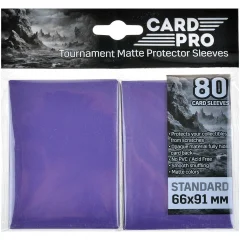 Протекторы Card-Pro (80 шт., 66x91), фиолетовые