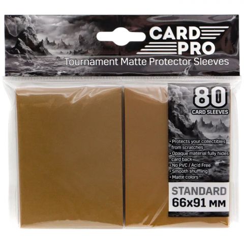 Протекторы Card-Pro (80 шт., 66x91), золотые