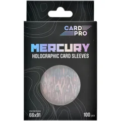 Протекторы голографические Card-Pro (100 шт., 66x91 мм), белые