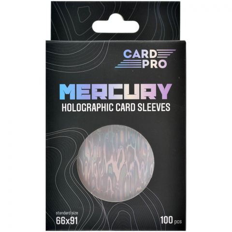 Протекторы голографические Card-Pro (100 шт., 66x91 мм), белые