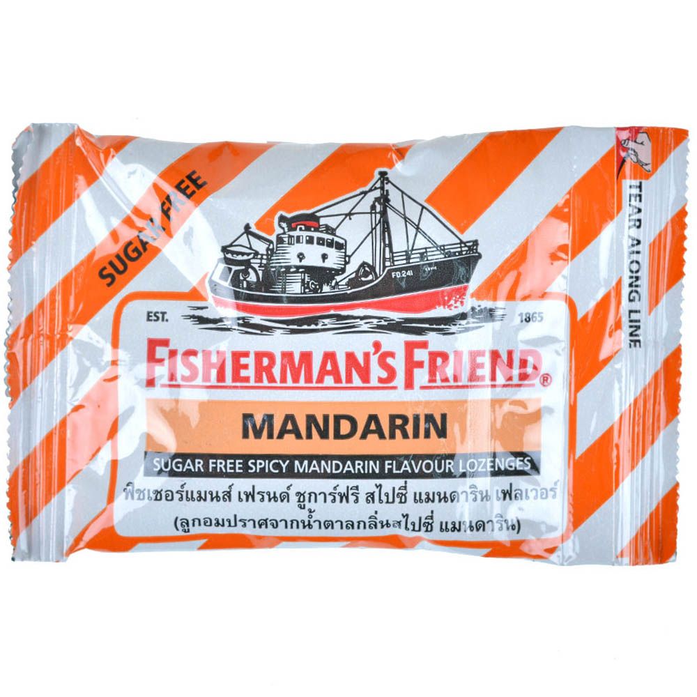 Gummi Zone Жевательная резинка Fisherman's Friend: Spicy Mandarin AmGum109 - фото 1