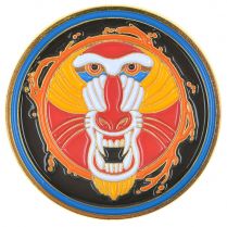 Battletech Faction Pin: Clan Fire Mandrill