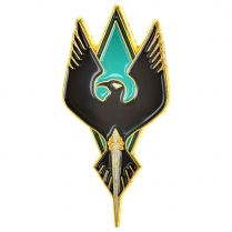 Battletech Faction Pin: Clan Snow Raven