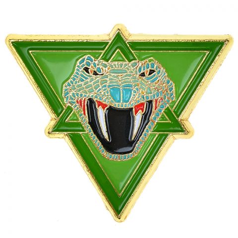 Battletech Faction Pin: Clan Steel Viper