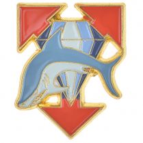 Battletech Faction Pin: Clan Diamond Shark