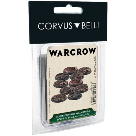 Warcrow. 30mm Scions of Yaldabaoth. Scenery Bases, Alpha Series