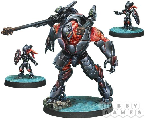 Infinity. Combined Army: Overdron Batroids TAG Pack фото 2