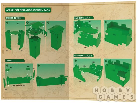 Warcrow: Assail Borderlands Scenery Pack фото 2