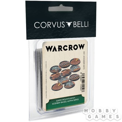 Warcrow: 30mm Mounthaven Scenery Bases, Alpha Series