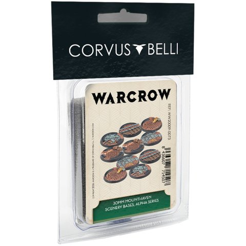 Warcrow: 30mm Mounthaven Scenery Bases, Alpha Series