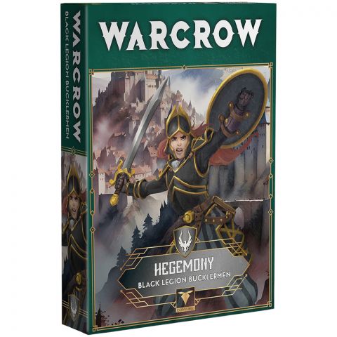 Warcrow. Hegemony: Black Legion Bucklermen