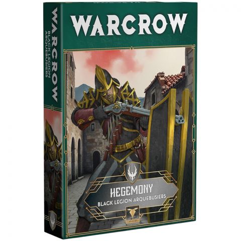 Warcrow. Hegemony: Black Legion Arquebusiers