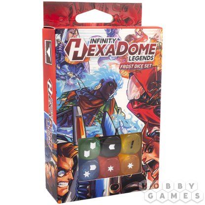 Infinity. HexaDome Legends: Frost Dice Set