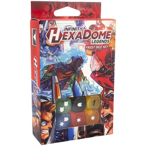 Infinity. HexaDome Legends: Frost Dice Set