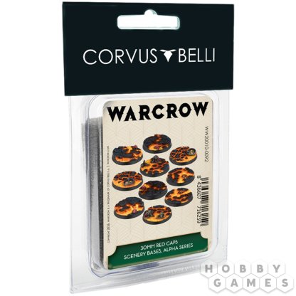 Warcrow. 30mm Red Caps. Scenery Bases, Alpha Series