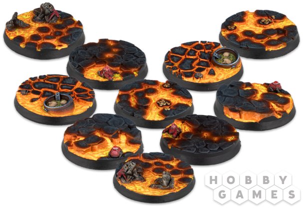 Warcrow. 30mm Red Caps. Scenery Bases, Alpha Series фото 2