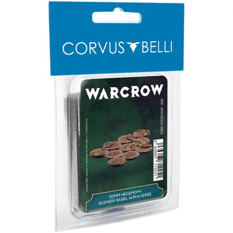 Warcrow. 30mm Hegemony Scenery Bases, Alpha Series