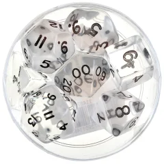 Набор кубиков Dice and Games: Gem Clear, 7 шт.