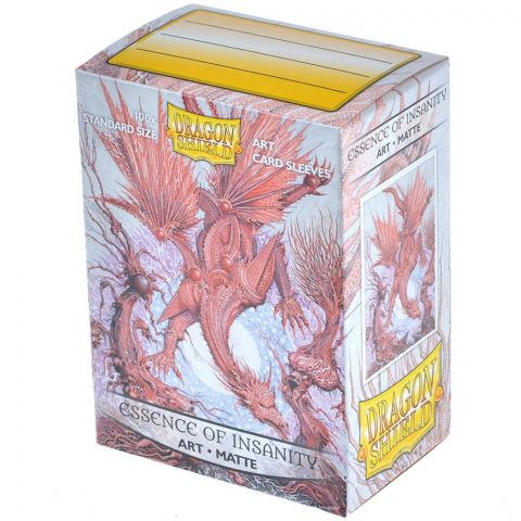 Протекторы Dragon Shield (100 шт., 63х88 мм): чёрные прозрачные матовые
