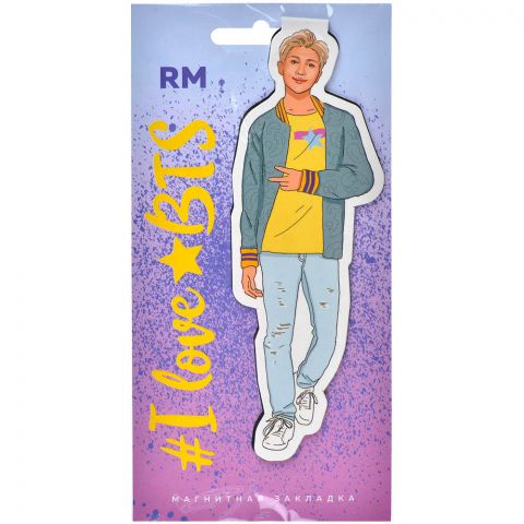 Фигурная магнитная закладка BTS: RM