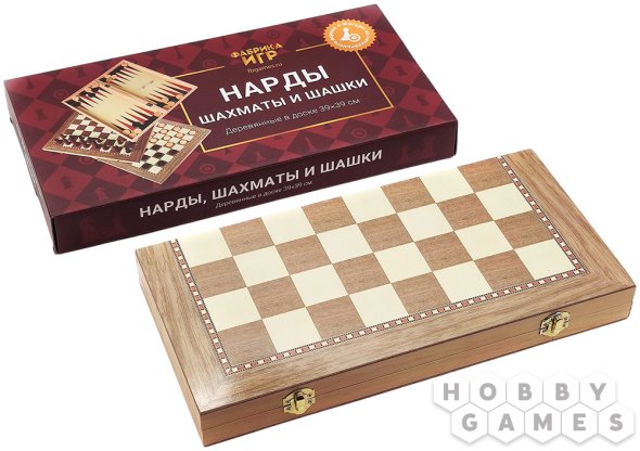 Набор 3 в 1: Нарды, шахматы и шашки (390x390) фото 7