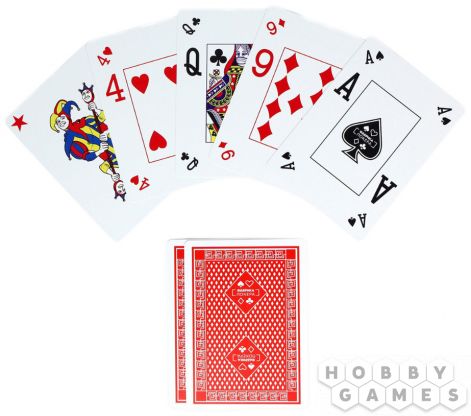 Наличие Карты для покера (пластиковые, с двойным индексом) фото 4