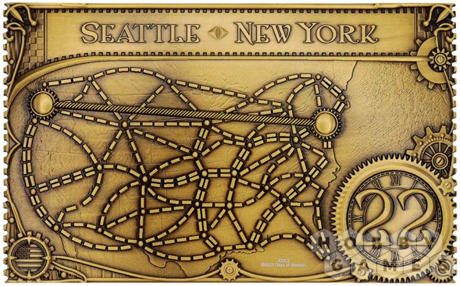 Коллекционный билет Ticket to Ride. North American Open Tour  фото 3