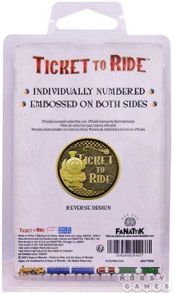 Коллекционная монета Ticket to Ride фото 2