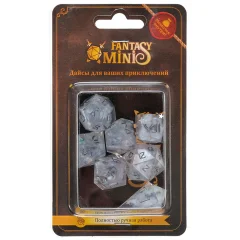 Кубики ручной работы Fantasy Minis: Magic Silver