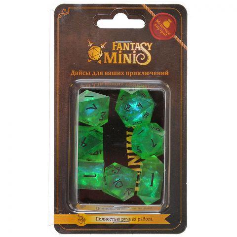 Кубики ручной работы Fantasy Minis: Matrix Glow
