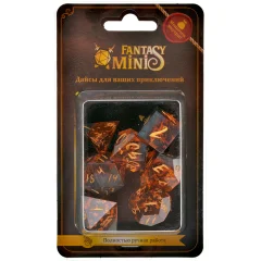 Кубики ручной работы Fantasy Minis: Blazing Magma