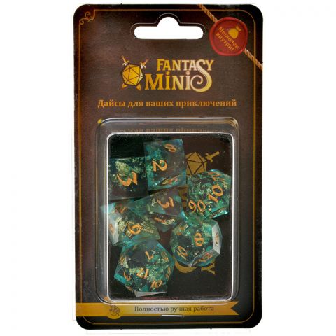 Кубики ручной работы Fantasy Minis: Elven Gem