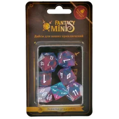 Кубики ручной работы Fantasy Minis: Polychrome Tourmaline