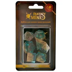 Кубики ручной работы Fantasy Minis: Rusty Emerald