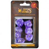 Кубики ручной работы Fantasy Minis: Purple Swirl