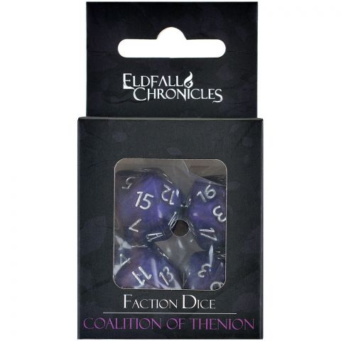 Eldfall Chronicles: Faction Dice. Coalition of Thenion