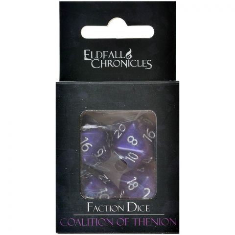 Eldfall Chronicles: Faction Dice. Coalition of Thenion