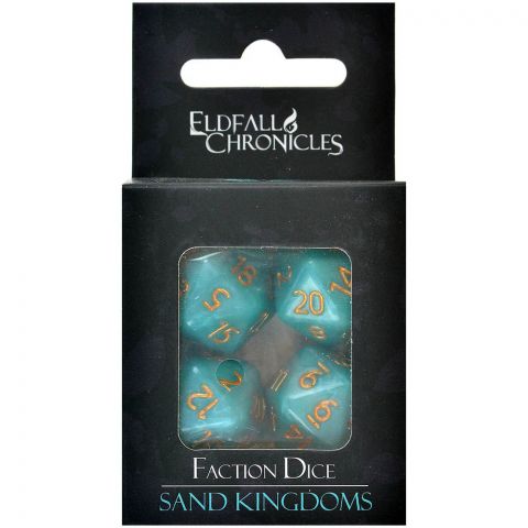 Eldfall Chronicles: Faction Dice. Sand Kingdoms