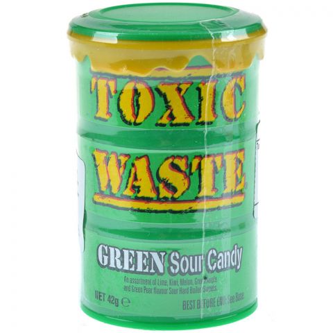 Леденцы Toxic Waste: киви, дыня, лайм