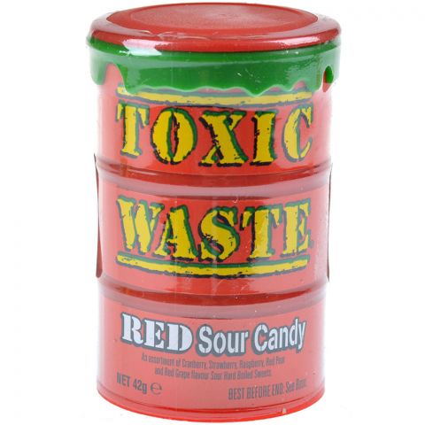 Леденцы Toxic Waste: клюква, клубника, малина