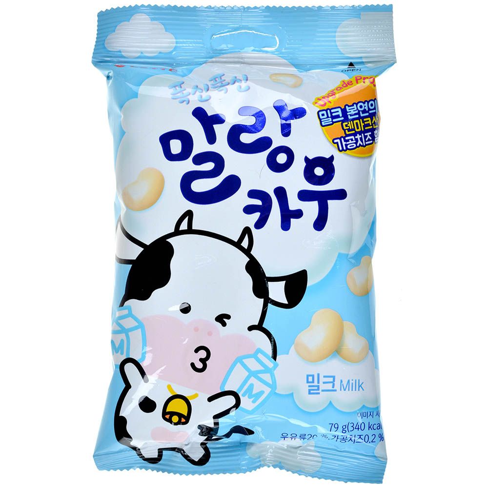 Lotte Confectionery Жевательная конфета Lotte Malang Cow: молочная JMarket282 - фото 1