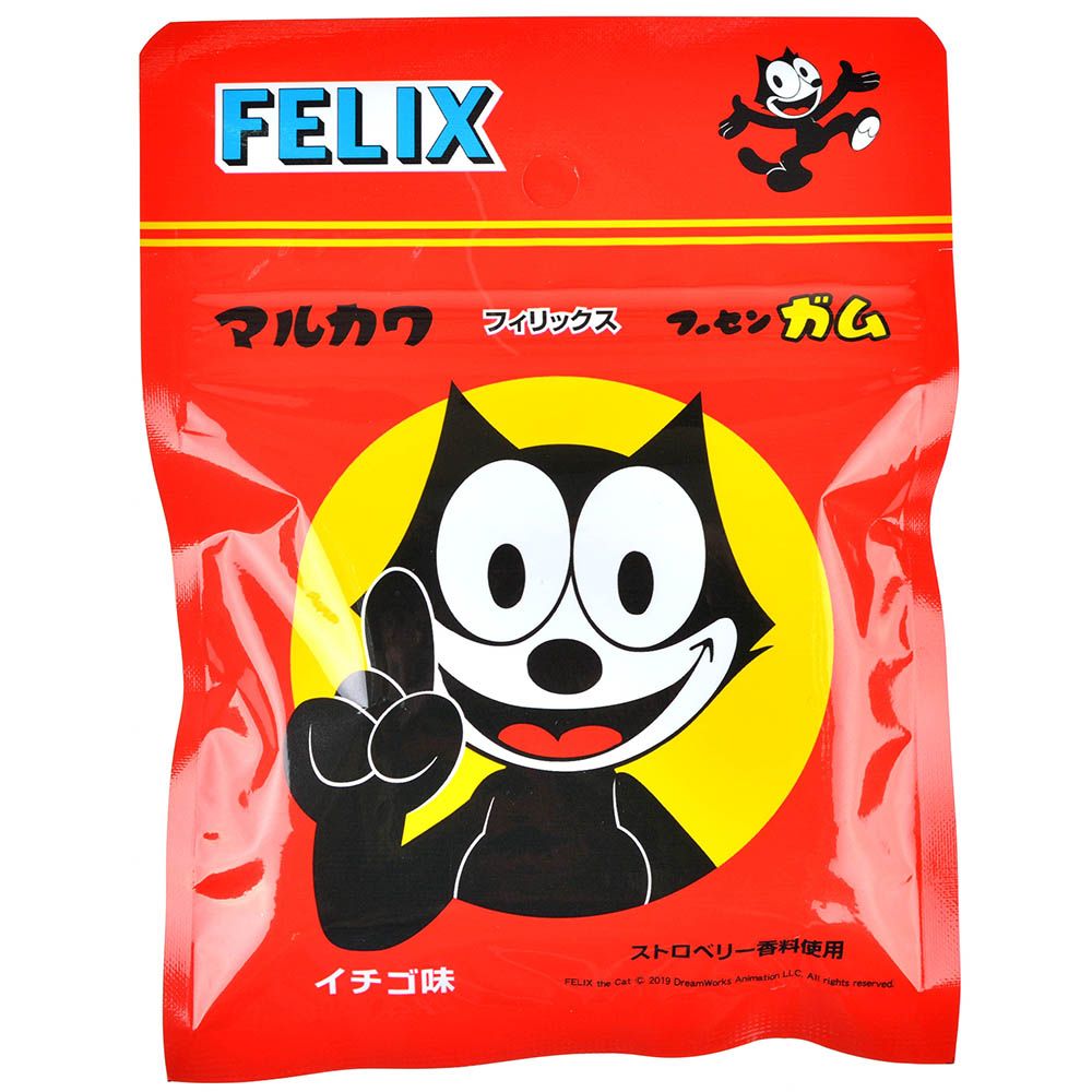 Жевательная резинка Marukawa Felix: вкус клубники