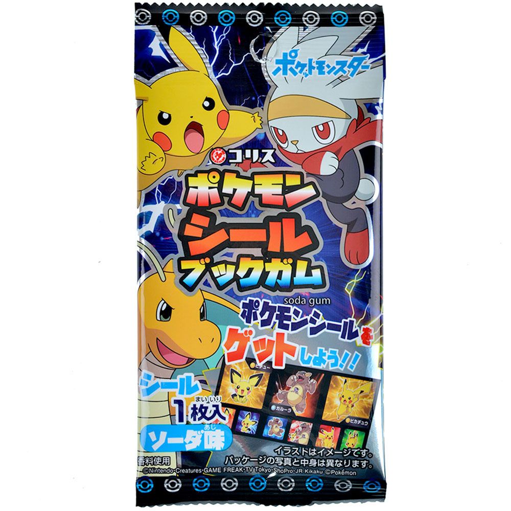 QDol Pokemon Жевательная резинка Pokemon: вкус содовой JMarket178