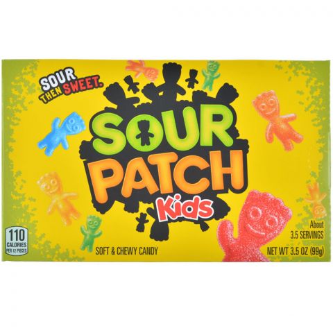 Жевательные конфеты Sour Patch: со вкусом фруктов