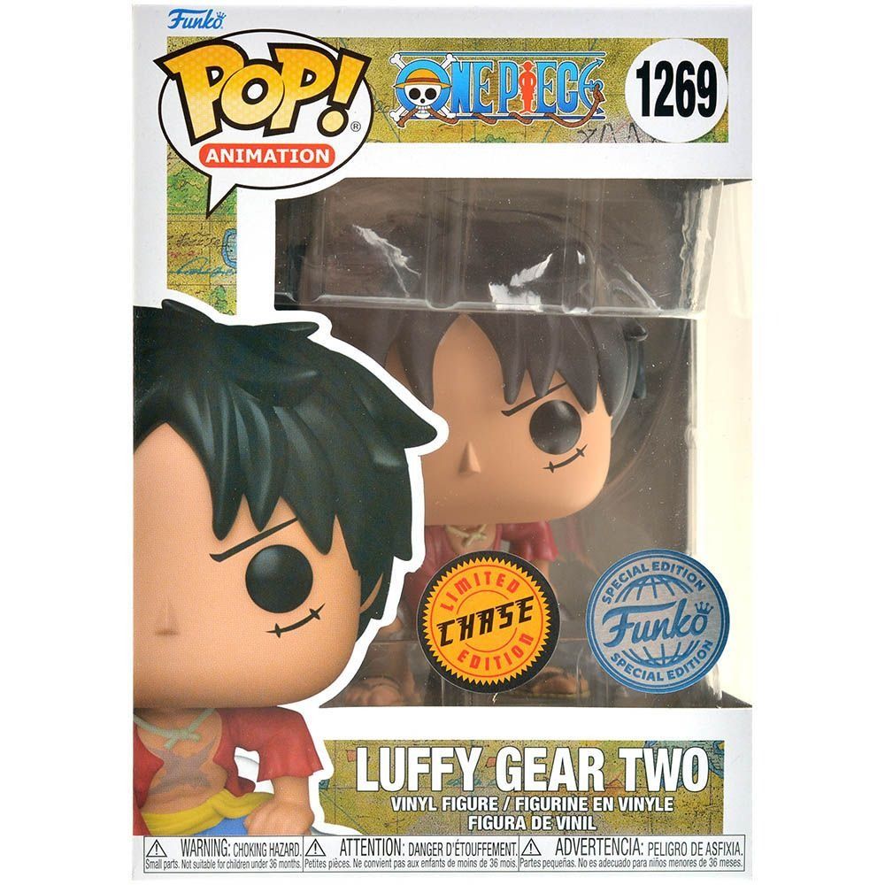  Funko POP! Animation. Chase. One Piece: Luffy Gear Two, : 135952 - Funko, 